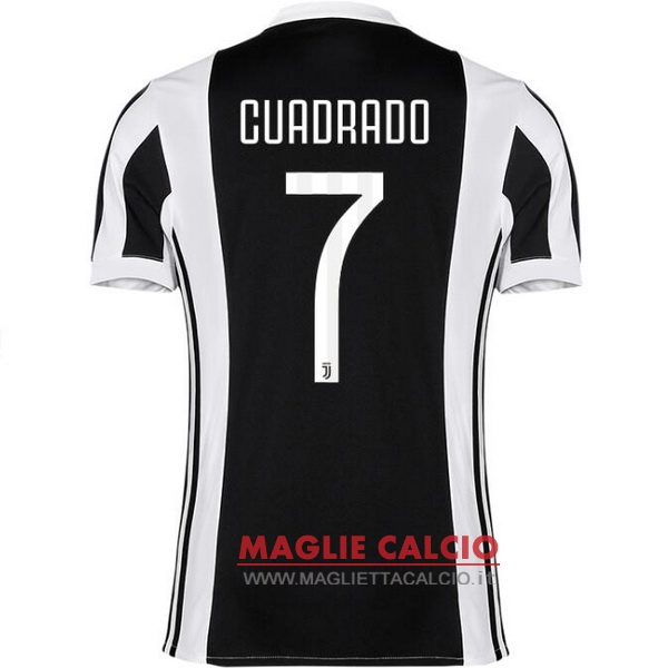 nuova maglietta juventus 2017-2018 cuadrado 7 prima